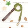 Personalized PU Leather Dog Collar and Leash